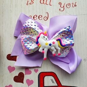New - Bows Lilac Unicorn